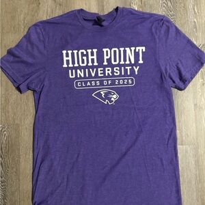 District Purple High Point University Tee